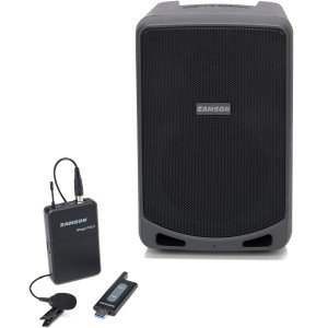 Samson Expedition XP106wLM Rechargeable Portable PA System with Lavalier Mic Wireless System and Bluetooth