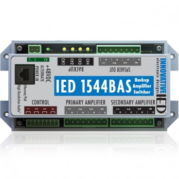 Atlas Sound IED1544BAS 4-Channel Backup Amplifier Switch