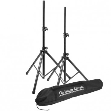 On-Stage Stands SSP7900 All-Aluminum Speaker Stand Pack with Bag