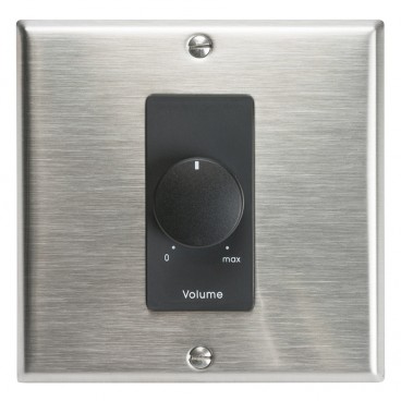 Lowell 200LVC-DSB 200W Rotary Switch Two-Gang Wall Plate Decora Volume Control 70V or 100V