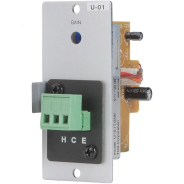 TOA U-01S Unbalanced Line Input Module with Terminal Block
