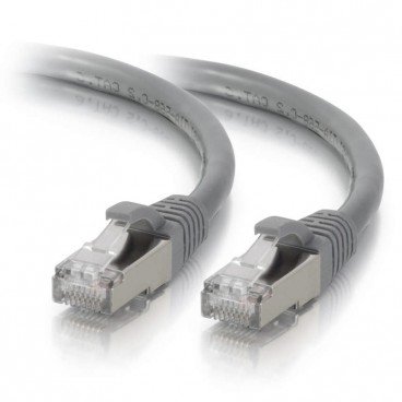 C2G 27270 Snagless Shielded (STP) Ethernet Network Patch Cable, Gray - 50ft