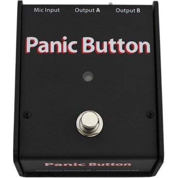 ProCo Panic Button Microphone A/B and Muting Switch