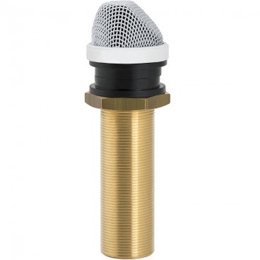 Clockaudio C004EW-RF Through Table Cardioid Boundary Layer Condenser Microphone - White