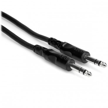 Hosa CSS-115 1/4" TRS to 1/4" TRS Balanced Interconnect Cable - 15ft