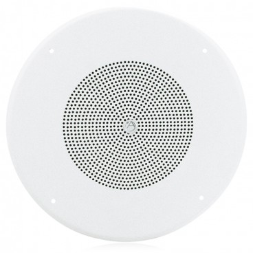 Atlas Sound DD87W-HC 8" In-Ceiling Speaker with 70V 8W Transformer, Baffle and Hyfidrophobic Treatment Coating