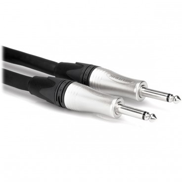Hosa SKJ-203 1/4" TS to 1/4" TS Neutrik Edge Speaker Cable - 3ft