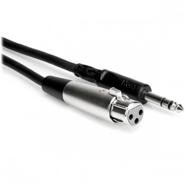 Hosa STX-103F XLR3F to 1/4" TRS Balanced Interconnect Cable - 3ft