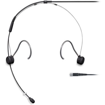 Shure TH53 TwinPlex Omnidirectional Subminiature Headset Microphone with MicroDot Connector - Black