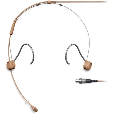 Shure TH53 TwinPlex Omnidirectional Subminiature Headset Microphone with LEMO Connector - Cocoa