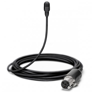 Shure TL47 TwinPlex Omnidirectional Subminiature Lavalier Microphone with TA4F Connector - Black