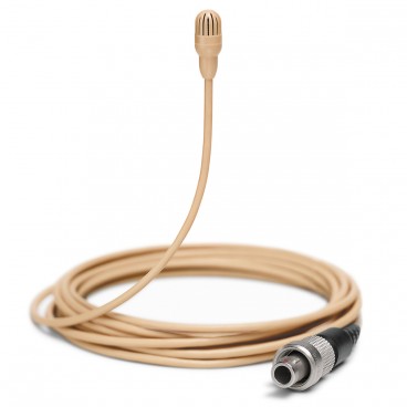 Shure TL47 TwinPlex Omnidirectional Subminiature Lavalier Microphone with LEMO Connector and Accessories - Tan