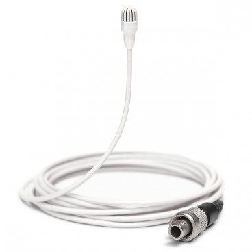 Shure TL47 TwinPlex Omnidirectional Subminiature Lavalier Microphone with LEMO Connector and Accessories - White