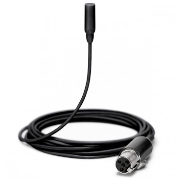 Shure TL48 TwinPlex Omnidirectional Subminiature Lavalier Microphone with TA4F Connector and Accessories - Black