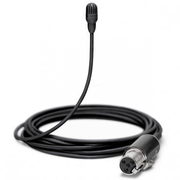 Shure TL46 TwinPlex Omnidirectional Subminiature Lavalier Microphone with TA4F Connector - Black