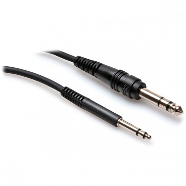Hosa TTQ-105 TT TRS to 1/4" TRS Balanced Interconnect Cable - 5ft