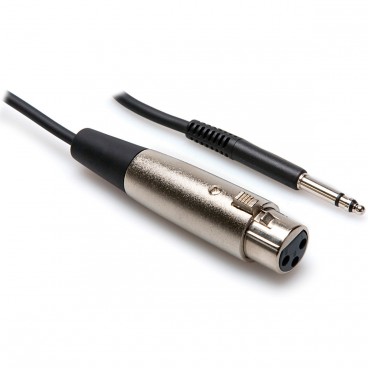 Hosa TTX-103F XLR3F to TT TRS Balanced Interconnect Cable - 3ft