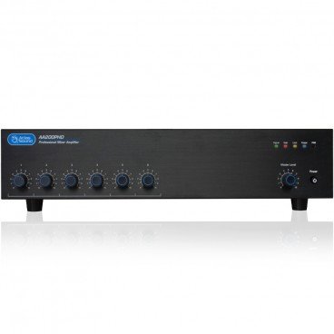 Atlas Sound AA200PHD 6-Input 200W Mixer Amplifier with Automatic System Test (PHD)