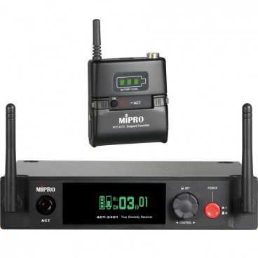 MIPRO ACT-2401/ACT-24TC Single-Channel 2.4 GHz Bodypack System