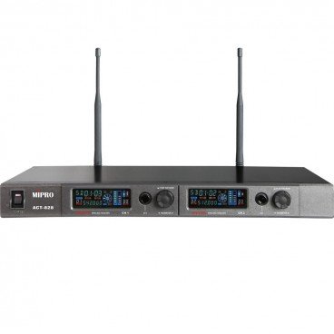 MIPRO ACT-828 UHF Dual Channel Wideband Digital Wireless Receiver