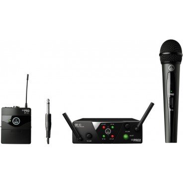 AKG WMS40 Mini Dual Vocal Instrumental Wireless Microphone System
