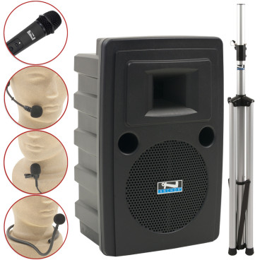 Anchor Audio Liberty System X1 Basic Package Portable Sound System with Built-in Bluetooth, Wireless AIR Transmitter and 1 Wireless Microphone