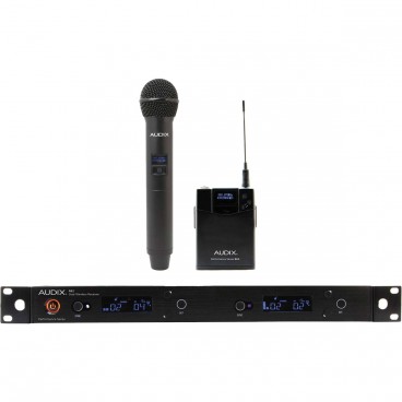 Audix AP42 C2BP Dual Wireless Microphone System with R42 Diversity Receiver and H60/OM2 Transmitter with B60 Bodypack