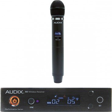 Audix AP61 VX5 Wireless Microphone System with R61 True Diversity Receiver and H60/VX5 Handheld Transmitter (522 - 586 MHz)