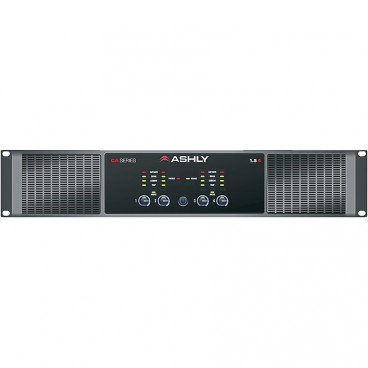 Ashly Audio CA-1.54 4-Channel 4 x 1500W and 4 Ohm Power Amplifier 