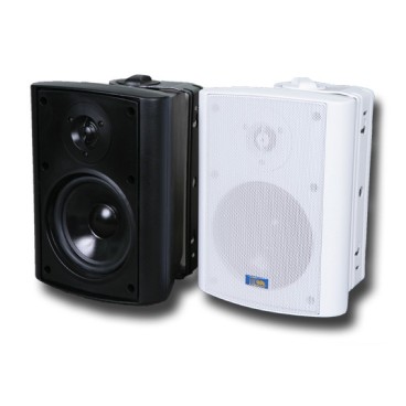 Pair Black TIC GS-10 4-Inch 2 Way 80-Watt Outdoor Speakers 