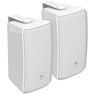 AtlasIED AS-6T-W All-Weather 6" Surface Mount White Speakers