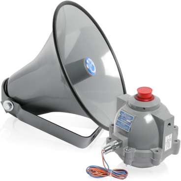 Atlas Sound HLE/MLE-32 16.5" Horn and HLE-3T 60W 70V Explosion Proof Compression Driver