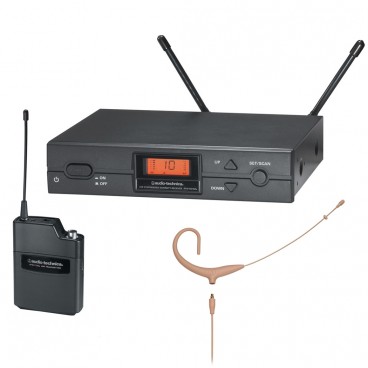 Audio-Technica ATW-2192xbTH Wireless Headworn Microphone System - Beige