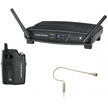 Audio-Technica ATW-1101/H92 System 10 Digital Wireless Headworn Microphone System