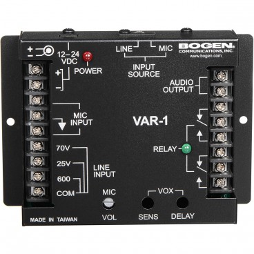 Bogen Communications VAR1 Voice-Activated Relay for Paging Systems