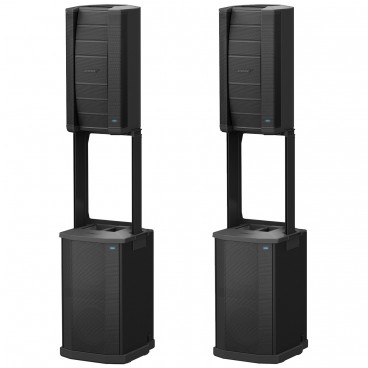 Bose F1 System with Dual Bose Model 812 Flexible Array Loudspeakers and F1 Powered Subwoofers