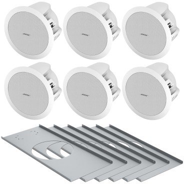 Bose FreeSpace DS 16F Contractor 6-Pack with Tile Bridges - White (Discontinued)