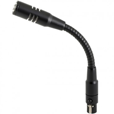 Clockaudio C3100 Cardioid Condenser Slimline Gooseneck Microphone - Black