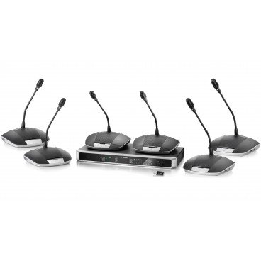 Bosch CCS 1000 D 6 Person Digital Conference and Discussion System (6) CCS 1000 D Mic Stations