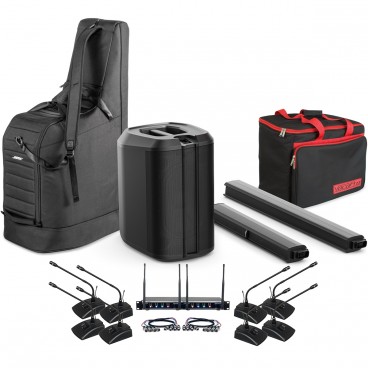 Conference Sound System with Bose L1 Pro8 Portable Line Array System and 8-User VocoPro Conference Microphone System