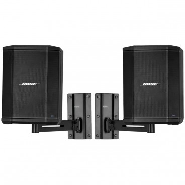 Bose Church Sound System with 2 S1 Pro All-In-One PA Bluetooth Speakers and Adjustable Wall Mount Brackets