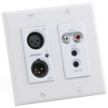 Bose ControlSpace WP22BU-D Dante Wall Plate (Discontinued)