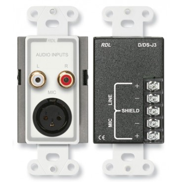 RDL D-J3 Mic/Line Input Panel Assembly