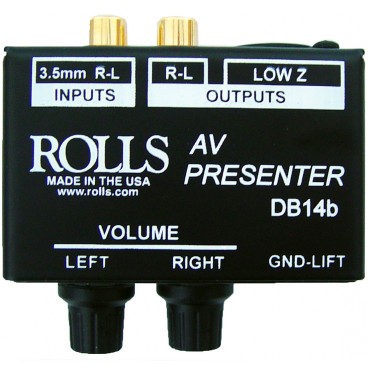 Rolls DB14 AV Presenter Stereo Patch Box