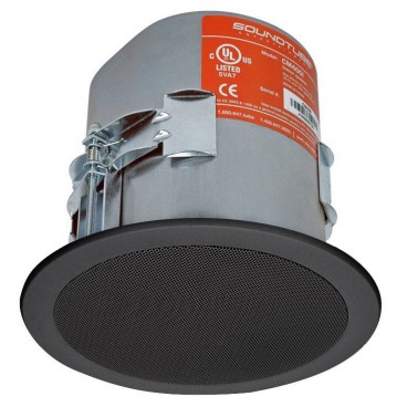 SoundTube CM400i 4" 2-Way In-Ceiling Speaker with BroadBeam Tweeter - Black