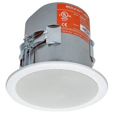 SoundTube CM400i 4" 2-Way In-Ceiling Speaker with BroadBeam Tweeter - White