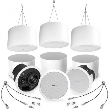 Bose FreeSpace DS 100F Contractor 6-Pack with Pendant-Mount Kits - White (Discontinued)