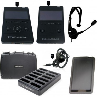 Williams Sound DWS TGS 11 400 RCH Digi-Wave Tour Guide System