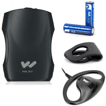 Williams Sound FM R37 FM Receiver with Belt Clip and Surround Earphone