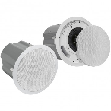 Lowell ES-52T 5.25" 16W In-Ceiling Speakers - White Pair